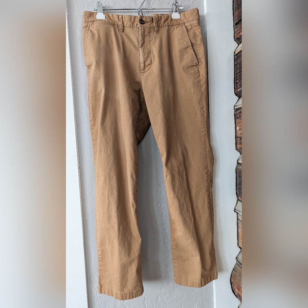 Goodfellow & Co Tan Hennepin Chinos Straight Leg 34W 32L Mens